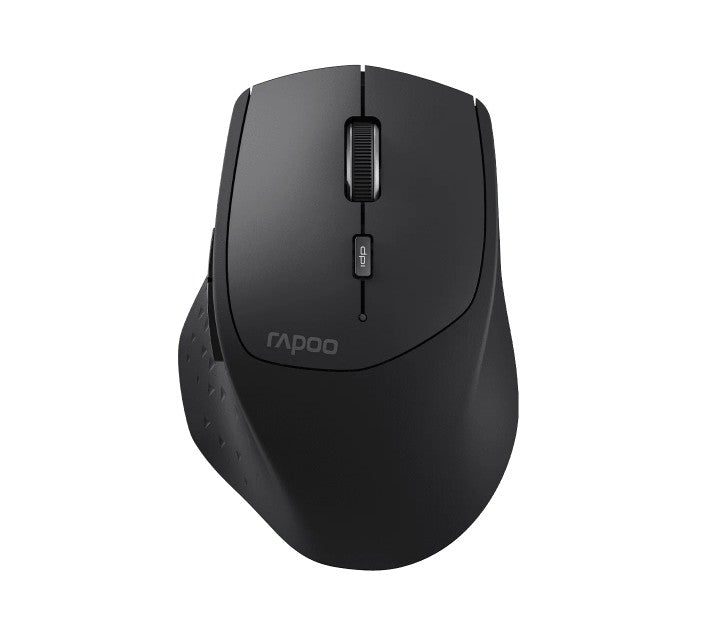 RAPOO MT550L Multi-Mode Wireless Ergonomic Optical Mouse -7 evels adjustable DPI, Smart Switch up to 5 devices, Ideal for Desktop PC, Notebook RAPOO MT550L Multi-Mode Wireless Ergonomic Optical Mouse -7 evels adjustable DPI, Smart Switch up to 5 devices, Ideal for Desktop PC, Notebook